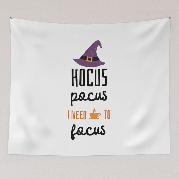 Item preview, Hocus Pocus I Need Coffee To Focus designed and sold by AutumnVibeShop.