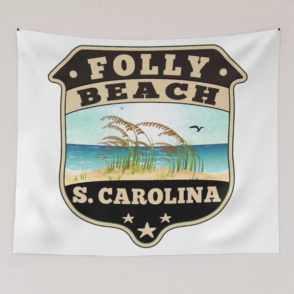 Item preview, Folly Beach South Carolina  designed and sold by DESTINATIONS DECAL.