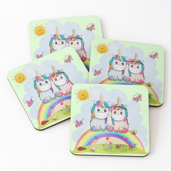 Item preview, Unicorns on a Rainbow designed and sold by ashleycmather.