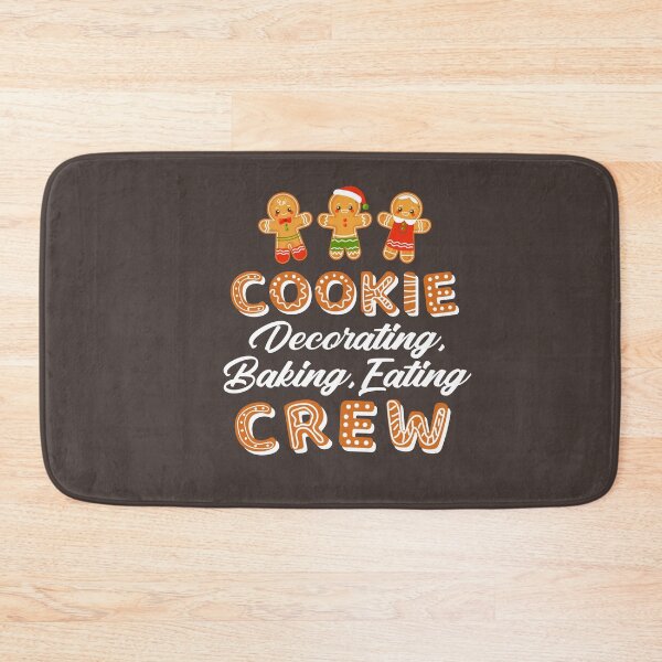 Item preview, Cookie Decorating Baking Eating Crew Christmas Xmas Santa Gingerbread Cute Cookie Exchange Swap Bakers Bake  designed and sold by gkao.