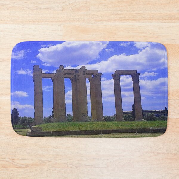 Item preview, The Blue Clouds of Ancient Greek Architecture Temple of Olympian Zeus, Athens, Greece designed and sold by GiganticSale.