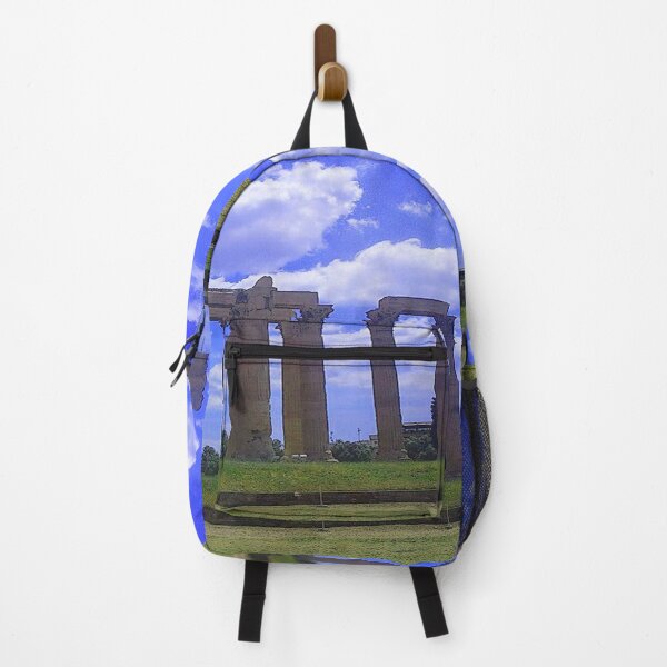 Item preview, Las nubes azules de la arquitectura griega antigua Templo de Zeus Olímpico, Atenas, Grecia designed and sold by GiganticSale.