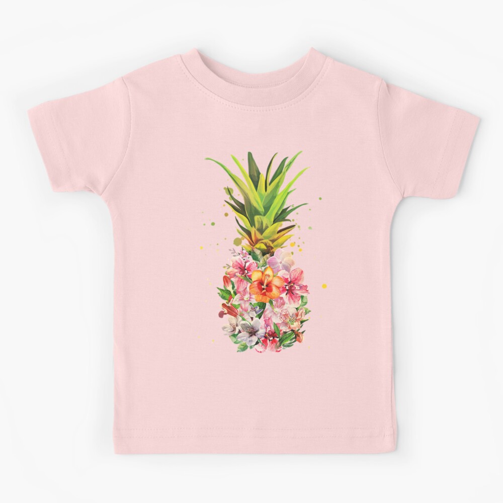 Aloha Sunset Check - Camisa de Manga Corta para Mujer