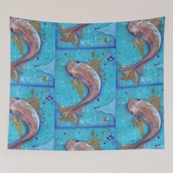 Item preview, Swimming in Blue designed and sold by MindyTimmArtist.