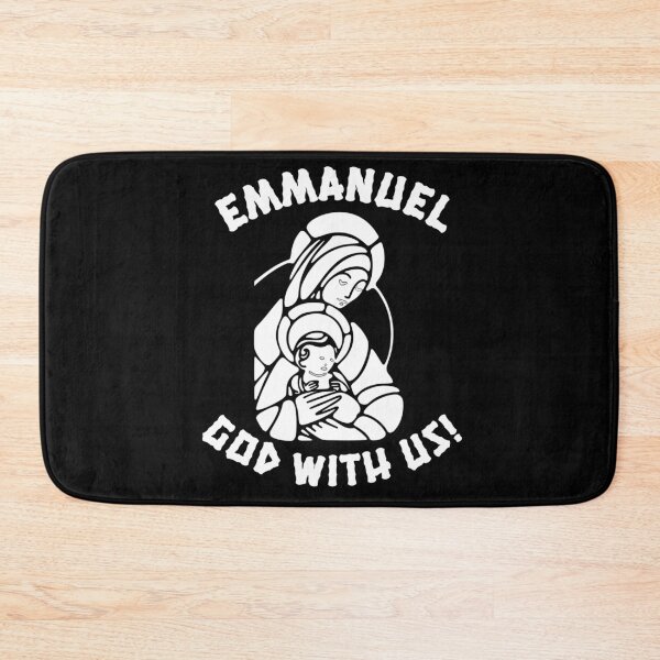Item preview, Christmas Message Tees - Emmanuel God With Us designed and sold by OnTheBoxMedia.