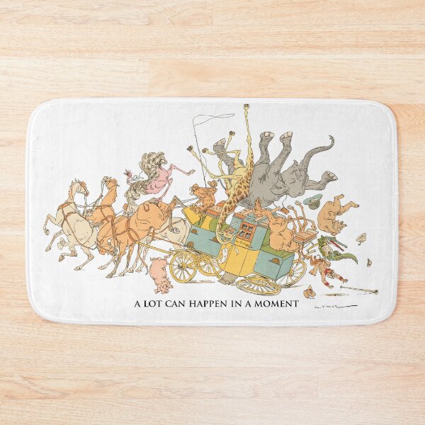 Item preview, A Lot can Happen in a Moment: circus wagon accident vintage 1895 designed and sold by ebrawne.