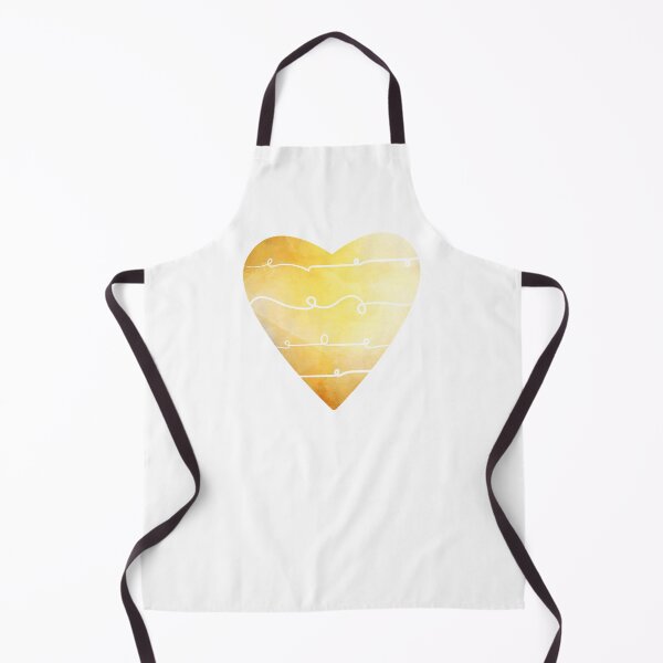 Item preview, Gold Watercolor Heart designed and sold by HelloGrackle.