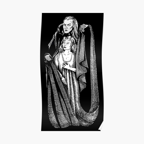 Dance of the Vampires - Krolock and Sarah Poster