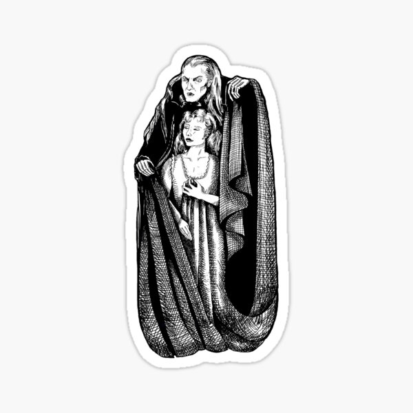 Dance of the Vampires - Krolock and Sarah Sticker