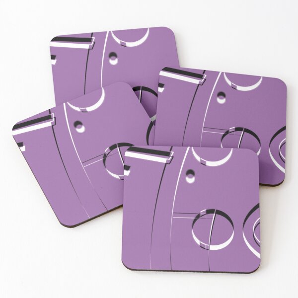 Item preview, Purple Hoopla Geometric Art Deco Abstract Artist Jenny Meehan designed and sold by Jenny Meehan Art Prints and Patterns  .
