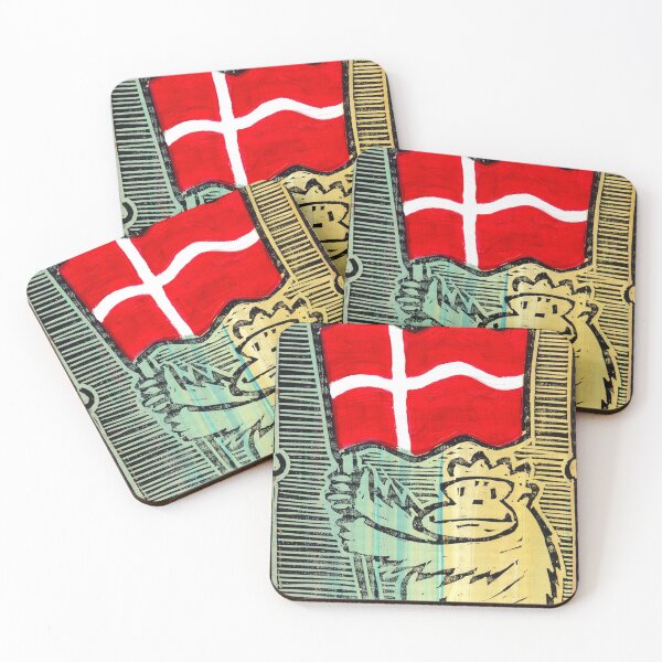 Item preview, Danish Flag Ape designed and sold by Walter Moore.