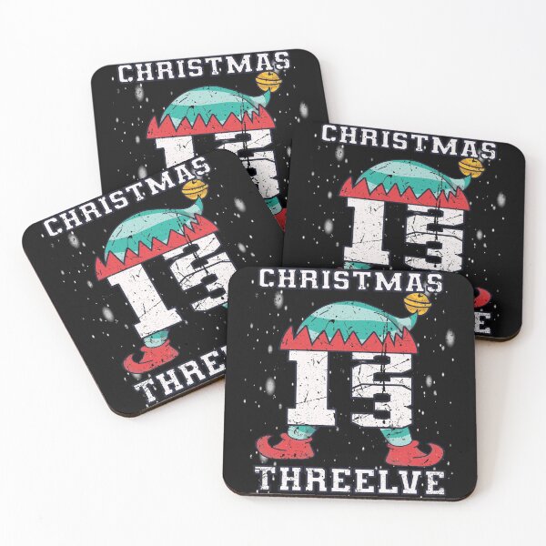 Item preview, Threelve Elves Christmas Number Nerd Math designed and sold by MooonTees.