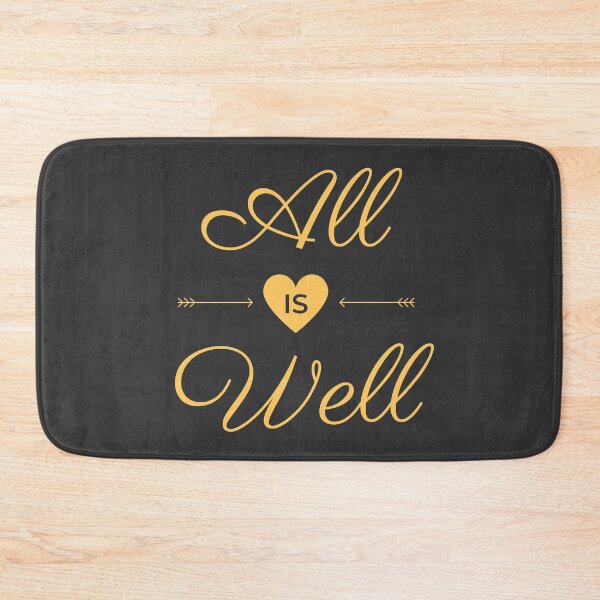 Item preview, All Is Well Positive Mantra designed and sold by LilDesignWitch.