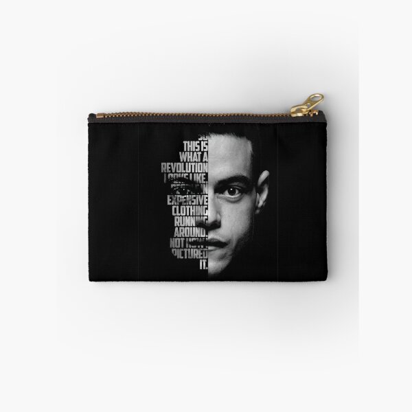 Item preview, Black and white Mr Robot Elliot Alderson quote. designed and sold by Enea Kelo.