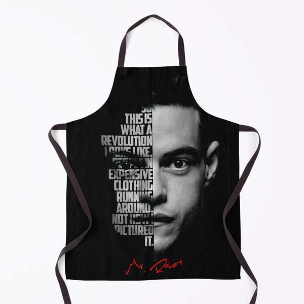 Item preview, Black and white Mr Robot Elliot Alderson quote. designed and sold by Enea Kelo.