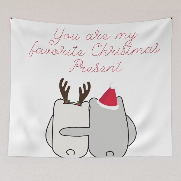 Item preview, You are my favorite Christmas Present - Lovely Christmas Design for Lovers designed and sold by Irelene.