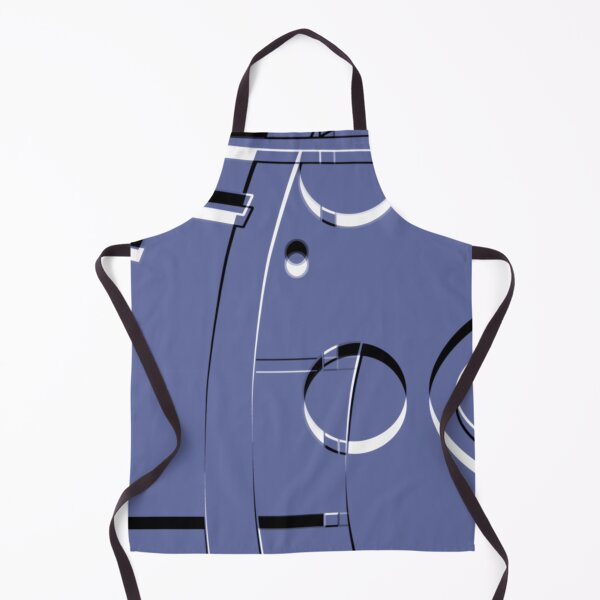 Item preview, Blue Black White Hoopla Geometric Art Deco Abstract Artist Jenny Meehan designed and sold by Jenny Meehan Art Prints and Patterns .