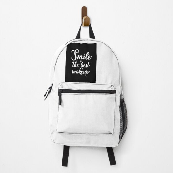 Item preview, Smile Is The Best Makeup Quote Art Design Inspira designed and sold by vividpixelusa.