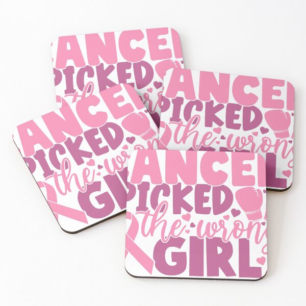 Item preview, Cancer Picked The Wrong Girl designed and sold by zenpatterns.