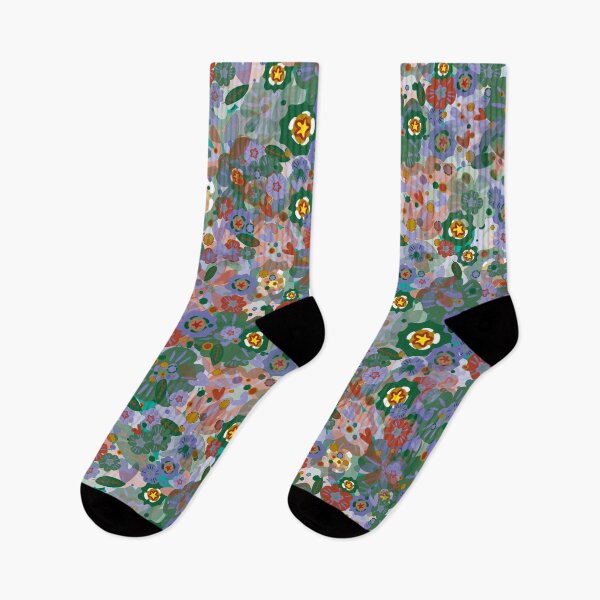 Item preview, hand-drawing many flowers of seamless multicolored pattern. designed and sold by Liza-RKS.