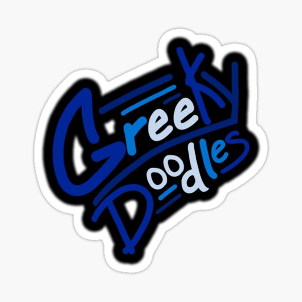 Greeky Doodles Logo - Kryo Sticker
