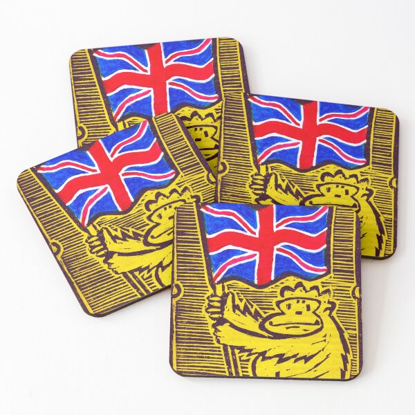 Item preview, Union Jack Ape designed and sold by Walter Moore.