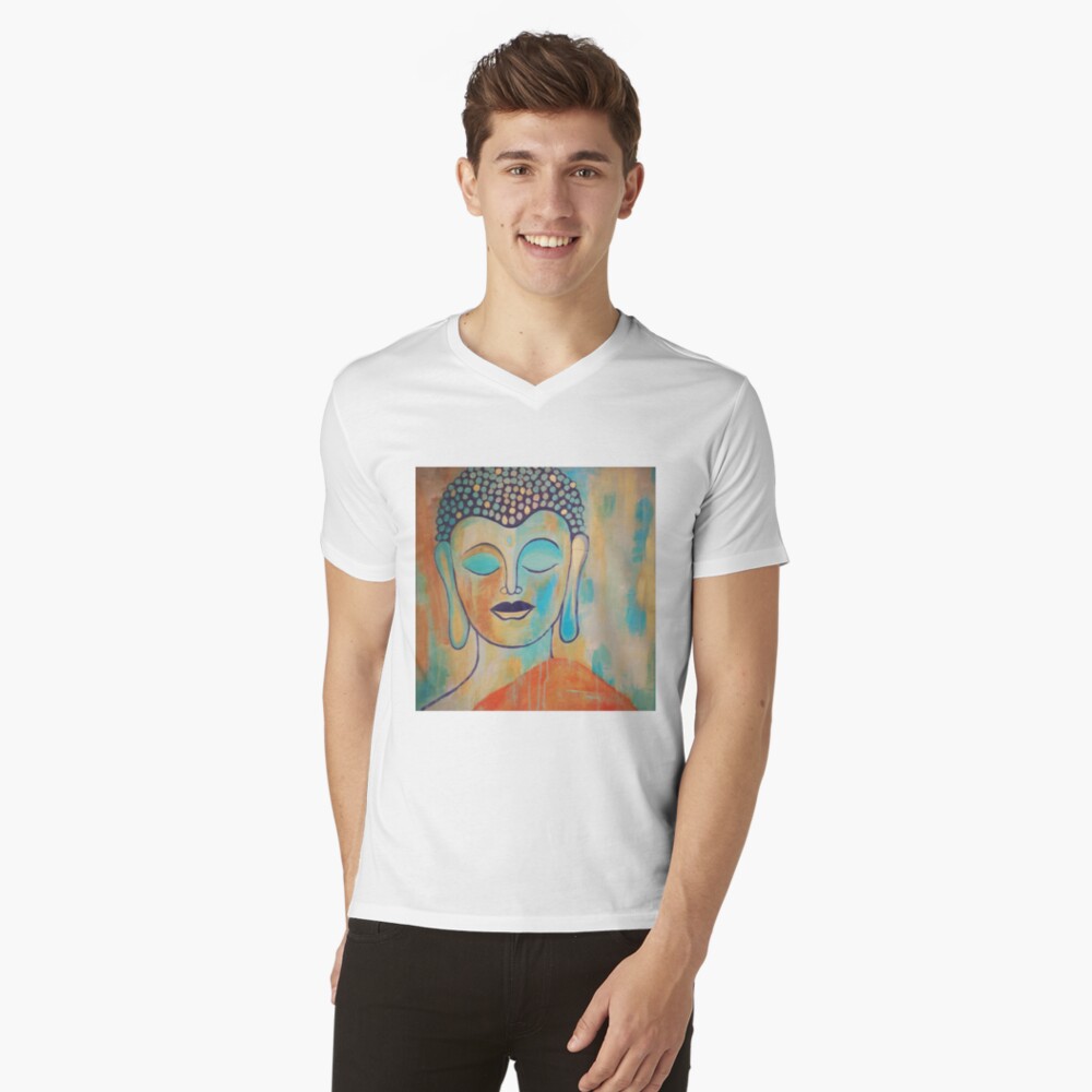 Item preview, V-Neck T-Shirt designed and sold by annasfunkyart.
