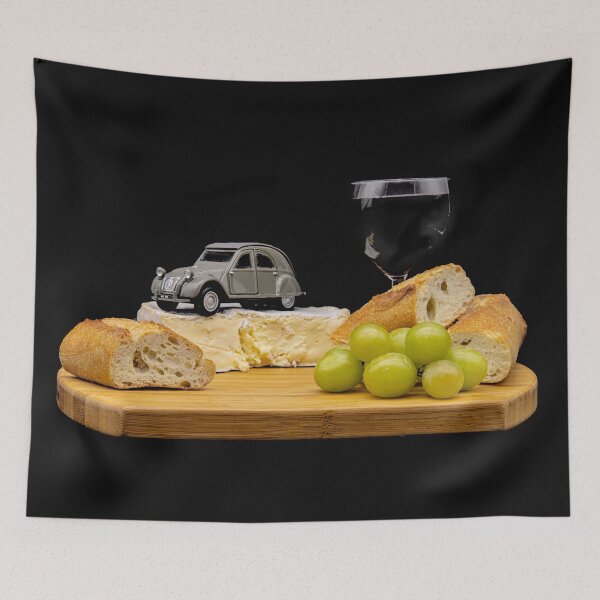 Item preview, Camenbert, Baguette, Wine and a 2CV... This Has To Be France designed and sold by Buckwhite.