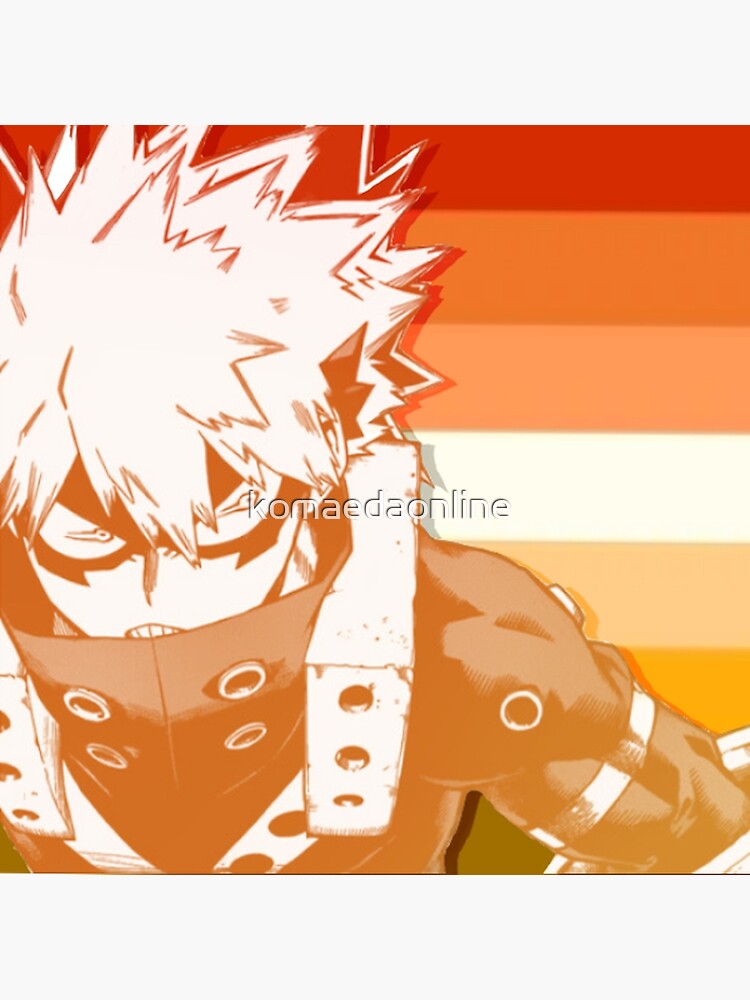 Katsuki Bakugou Butch Lesbian Flag