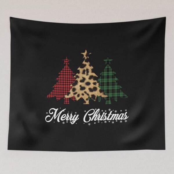 Item preview, Merry Christmas - Christmas Tree Leopard Print - Xmas designed and sold by Smart Collection .