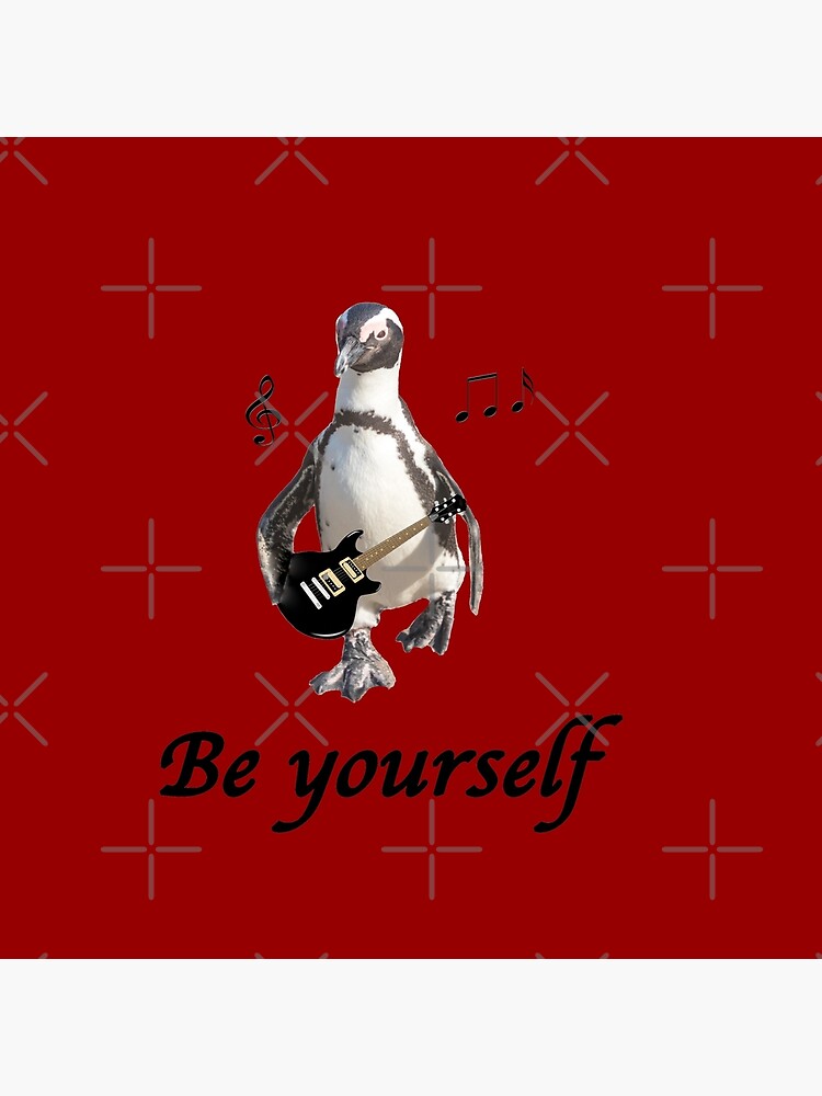 Thumbnail 2 von 2, Stofftasche, Pinguin Musik designt und verkauft von Igelchen.