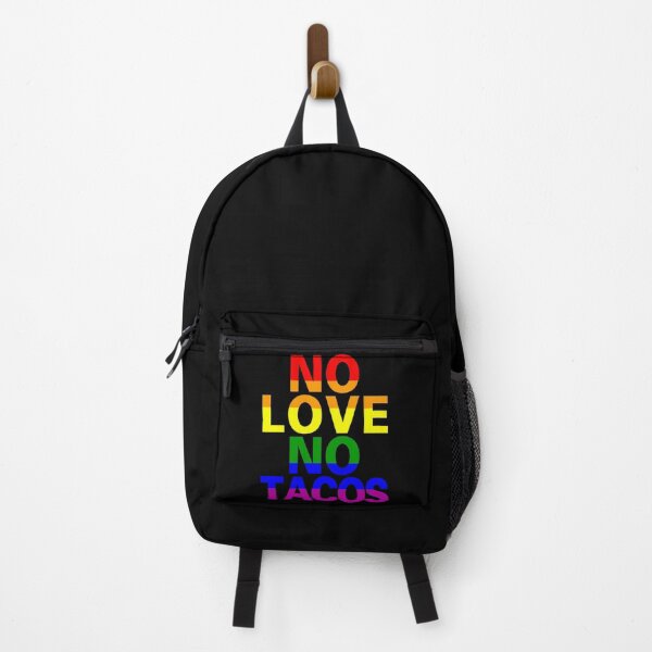Item preview, NO LOVE NO TACOS LGBTQ+ Mexican Food Lover designed and sold by MagicBoutique.