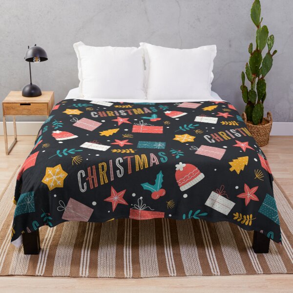 Item preview, Vintage Holiday Charm Design - 60s Inspired Christmas Patterns with Festive Illustrations designed and sold by Coder-T.
