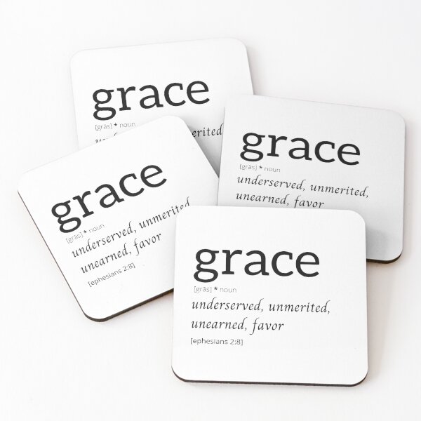 Item preview, Grace Dictionary Definition with Bible Verse designed and sold by The Lord's Love Line.