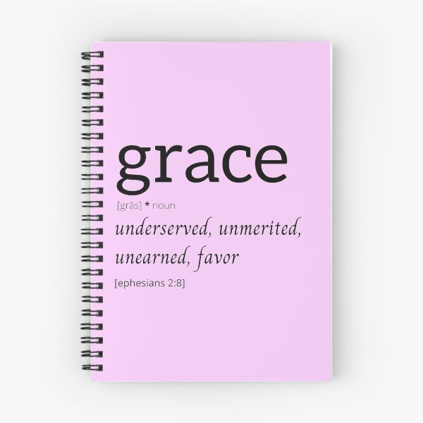 Item preview, Grace Dictionary Definition with Bible Verse designed and sold by The Lord's Love Line.