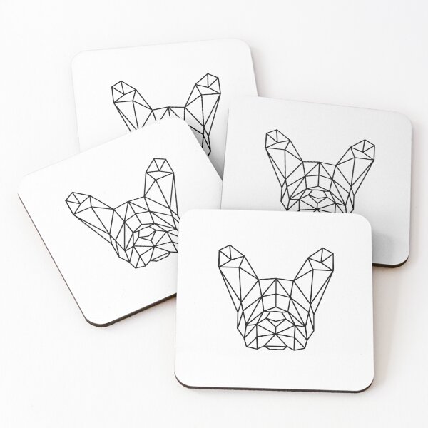 Item preview, Geometric French Bulldog designed and sold by Sticker Fix.