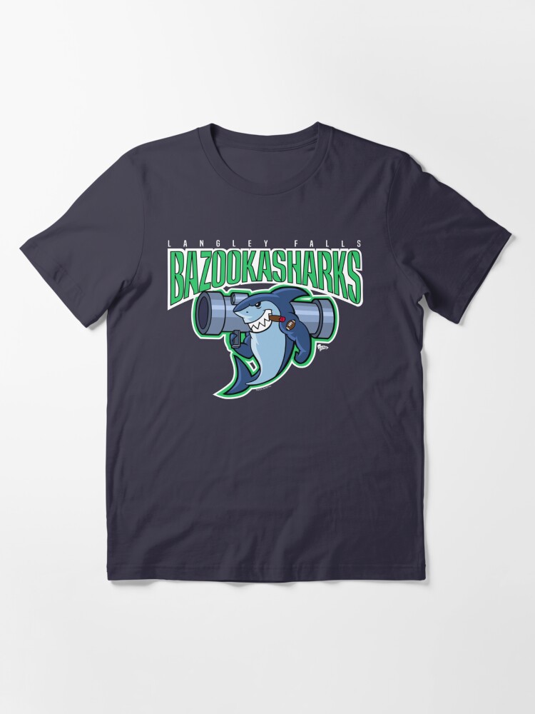 Alternate view of American Dad Bazooka Sharks Logo Essential T-Shirt