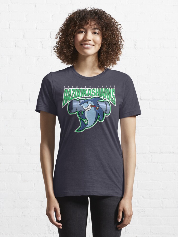 Alternate view of American Dad Bazooka Sharks Logo Essential T-Shirt