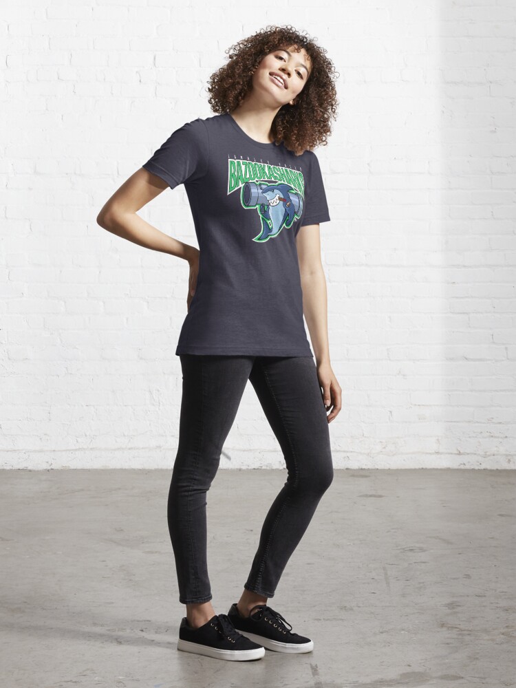 Alternate view of American Dad Bazooka Sharks Logo Essential T-Shirt