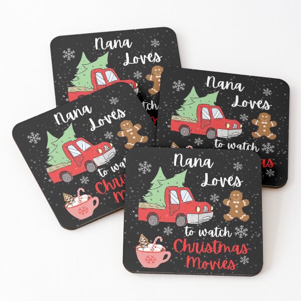 Item preview, Nana Loves To Watch Christmas Movies | Matching Family Christmas Gift Ideas designed and sold by InkItStudio.