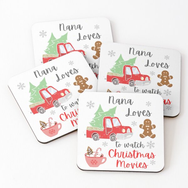 Item preview, Nana Loves To Watch Christmas Movies | Matching Family Christmas Gift Ideas designed and sold by InkItStudio.