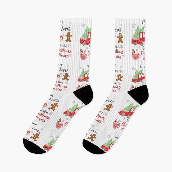 Item preview, Nana Loves To Watch Christmas Movies | Matching Family Christmas Gift Ideas designed and sold by InkItStudio.