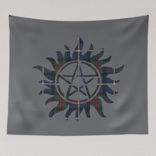 Item preview, Supernatural - Plaid Anti - Possession Symbol  designed and sold by tasha0louise.
