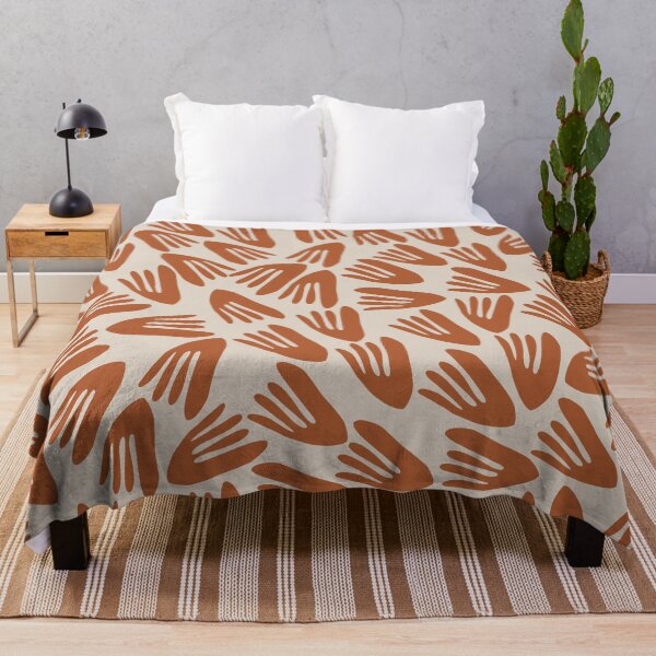 Item preview, Papier Découpé Modern Abstract Cutout Pattern in Clay and Putty designed and sold by kierkegaard.