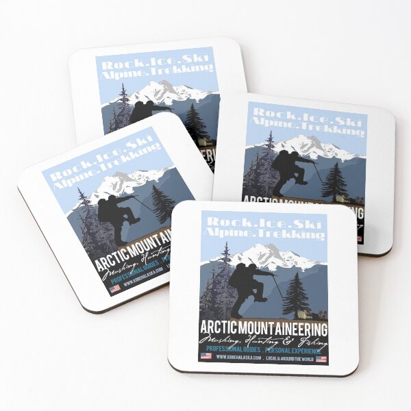 Item preview, Arctic Mountaineering Vintage Style Poster Art Featuring Alaska designed and sold by Kobeh.