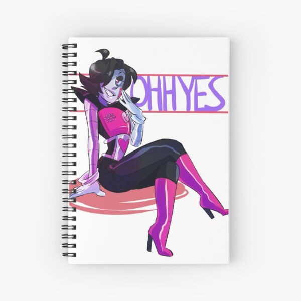 Yes Spiral Notebooks Redbubble - mettaton makes a show in roblox wip undertale rp pt 1 youtube
