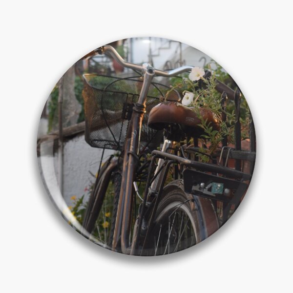 Item preview, parked bike street evening designed and sold by dianastancu.