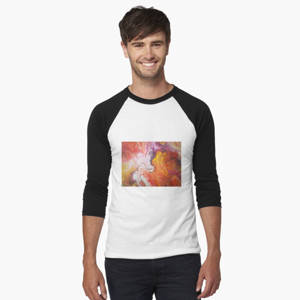 Item preview, Baseball ¾ Sleeve T-Shirt designed and sold by annasfunkyart.
