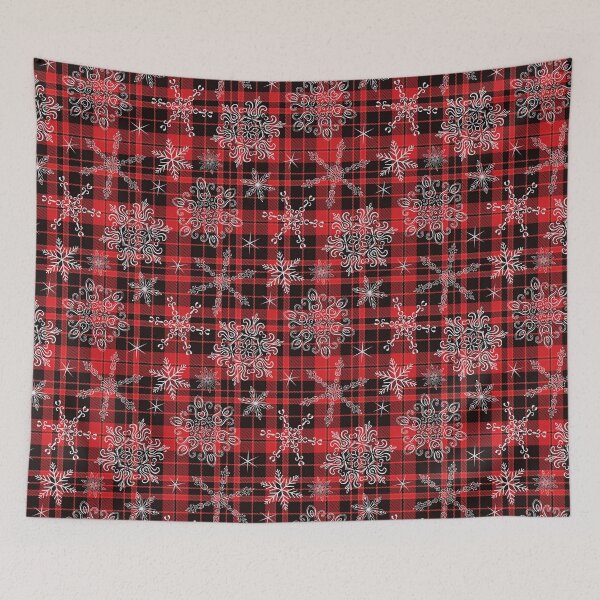 Item preview, Christmas Plaid Snowflake designed and sold by Lolas-Creations.