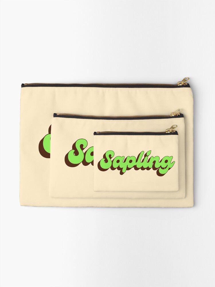 Thumbnail 2 of 4, Zipper Pouch, Sapling designed and sold by ColorRitual.